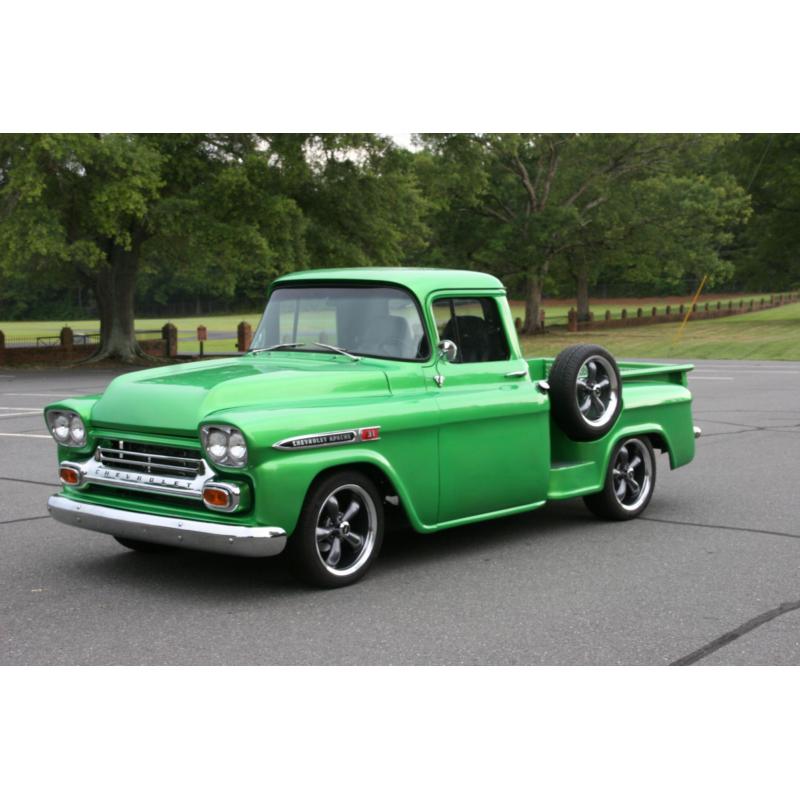 This 1959 Chevrolet Apache owned by award-winning collector Scott Russell will join a slew of classic Chevy trucks at the April 5-8 Pennzoil AutoFair Presented by Advance Auto Parts at Charlotte Motor Speedway.
