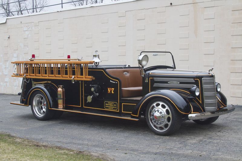 This 1944 Mack Fire Truck, made famous for its massive YouTube burnout, will be part of a unique display of 'hot rods' at the Pennzoil AutoFair April 7-10.