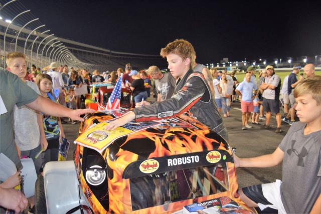 Race fans attending Tuesday's season finale of the Bojangles' Summer Shootout at Charlotte Motor Speedway can meet drivers in an autograph session, watch a school bus race among area clergy and witness a spectacular fireworks show following seven divisions of feature races.