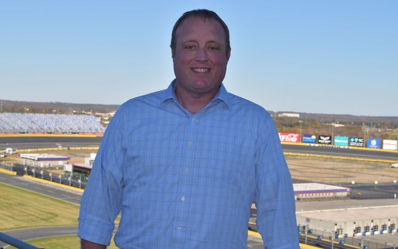 Charlotte Motor Speedway Senior Director of Business Development Matt Long won the speedway's Salesperson of the Year award for the third time.