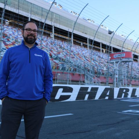 Charlotte Motor Speedway named Jonathan Coleman, director of publicity and communications, as its 2018 Employee of the Year.