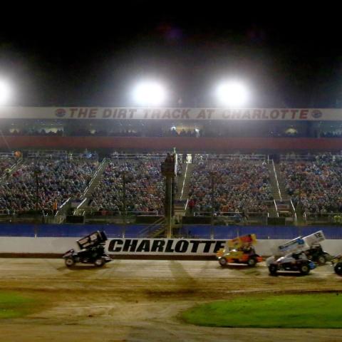 Saturday's reserved grandstands for the World of Outlaws World Finals presented by Can-Am were sold out for the 10th straight year.