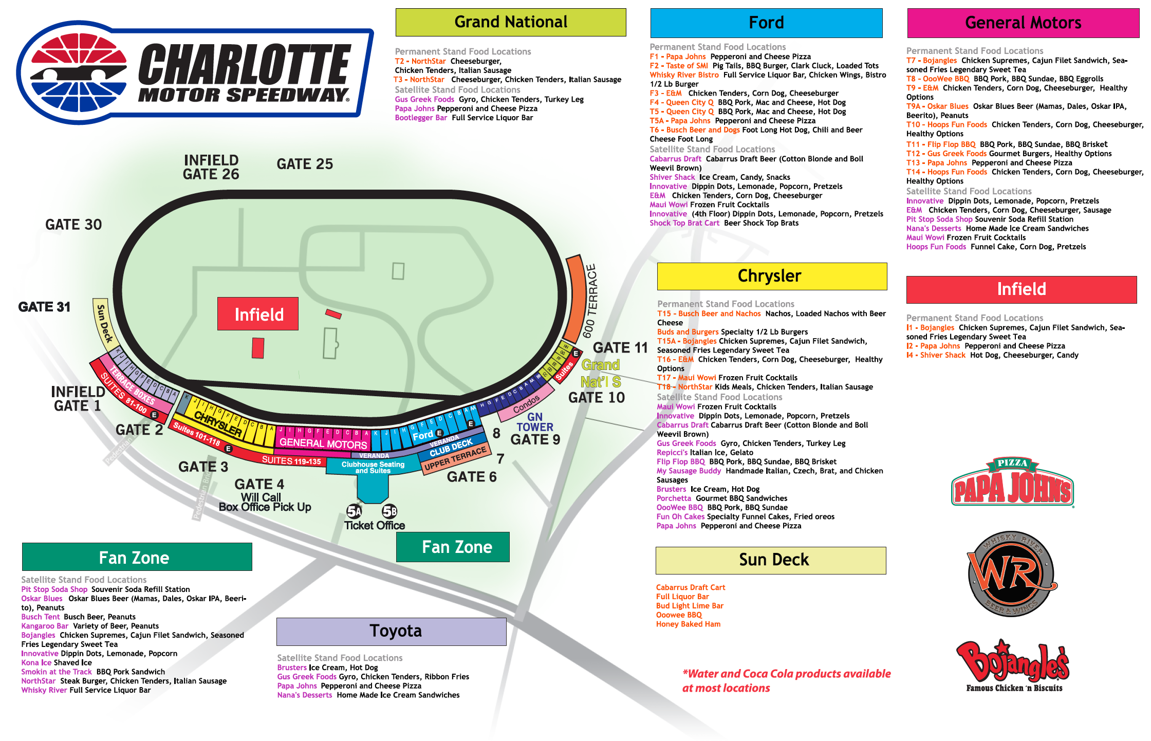 Charlotte Motor Speedway Chrysler Seating Chart