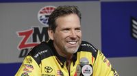 Del Worsham was all smiles during his media availability before opening-day qualifying at the NHRA Carolina Nationals at zMAX Dragway.