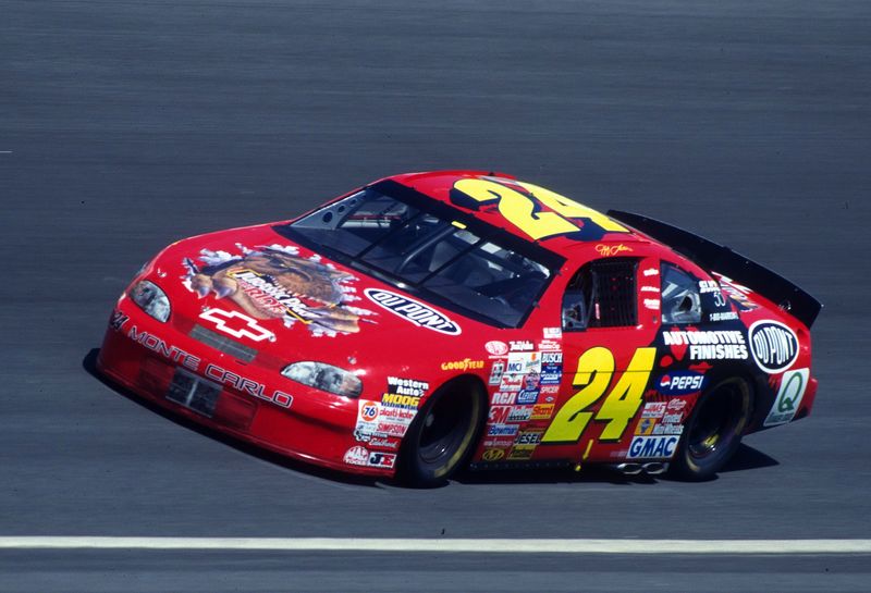The infamous No. 24 "T-Rex" car that NASCAR icon Jeff Gordon drove to victory in the 1997 NASCAR Sprint All-Star Race will be among the vehicles displayed at AutoFair, Sept. 24-27.