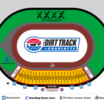 2025 Dirt Track Seating Map