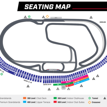 2026 Coca-Cola 600/Bank of America 400 Seating Map