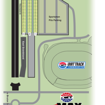 zMAX Dragway Trackside Camping Map