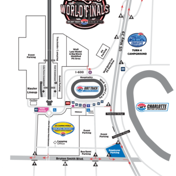Dirt Track Facility Map