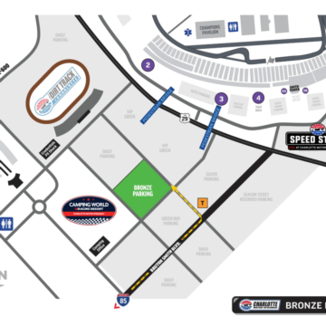 2026 Bronze Lot Parking Map