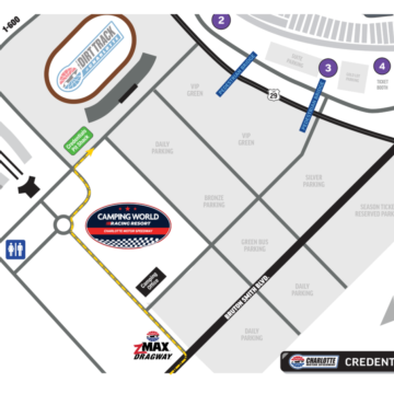 2026 Credential Parking Map