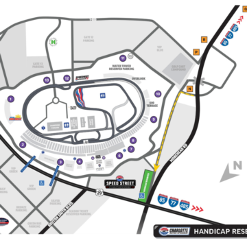 2026 Handicap Reserved Parking Map