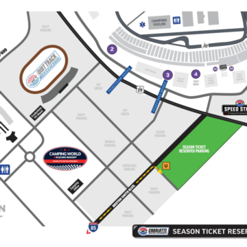 2026 Season Ticket Reserved Parking Map