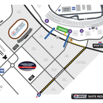 2026 Suite Reserved Parking Map