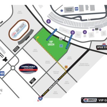 2026 VIP Green Parking Map 