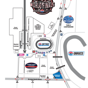 2026 Dirt Track Facility Map