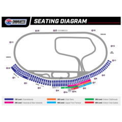 2024 Coca-Cola 600 Weekend Seating chart