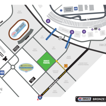 2024 Bronze Lot Parking Map