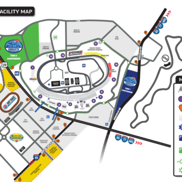 2026 General Admission Parking Map