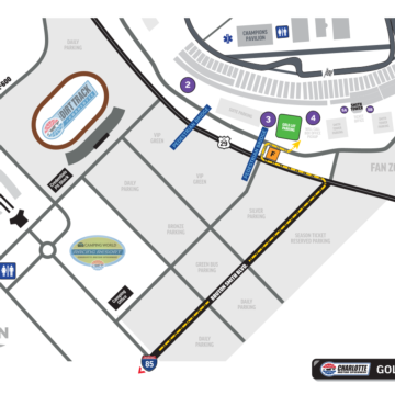 2024 Gold Lot Parking Map