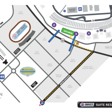 2024 Suite Reserved Parking Map