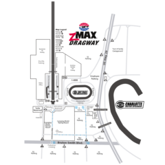 zMAX Dragway Handicap Parking