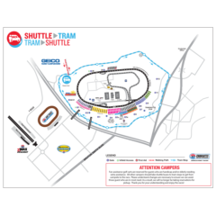 GEICO Family Campground Shuttle Map