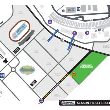 2024 Season Ticket Holder Parking Map