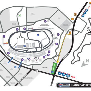 2026 Handicap Reserved Parking Map