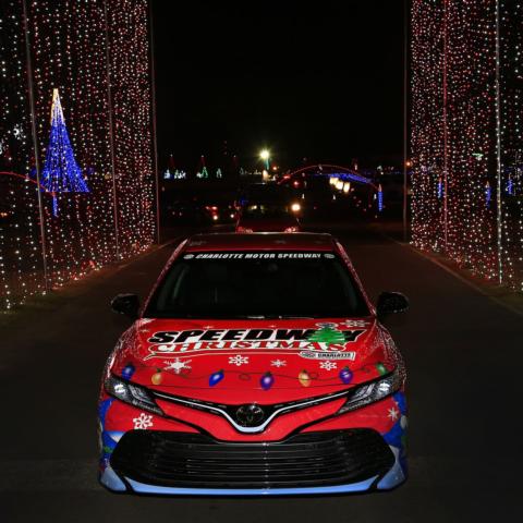 Opening-night discounts for Friday's kick-off to the 10th Speedway Christmas presented by Cook Out features $10-per-car admission and $5 photos with Santa.