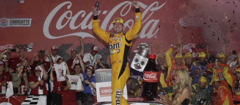 Kyle Busch celebrates an unforgettable 2018 Coca-Cola 600 win — a career milestone he called one of the most special, conquering NASCAR’s longest race.