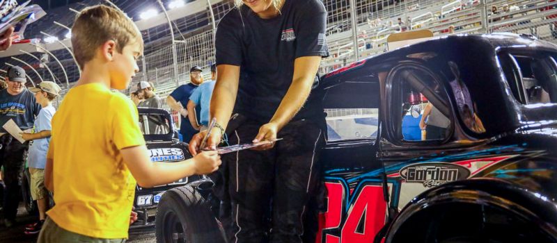 Jadyn Daniels continues to inspire the next generation as she chases her NASCAR dreams in the Cook Out Summer Shootout.