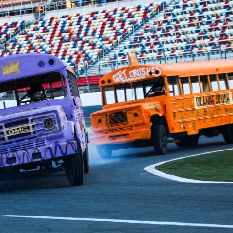 From the studio to the track, Cook Out Summer Shootout is back next week with double the action, including Monday’s high-speed kickoff and Tuesday’s bumper-to-bumper bus race.
