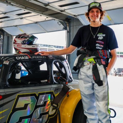 From California to Charlotte, 18-year-old Chase Burgeson is chasing big dreams at the Cook Out Summer Shootout, trading coastlines for competition on the quarter-mile.