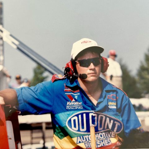 Shawn Parker was part of Jeff Gordon’s iconic Rainbow Warriors crew, serving as rear tire changer from 1992–1995.