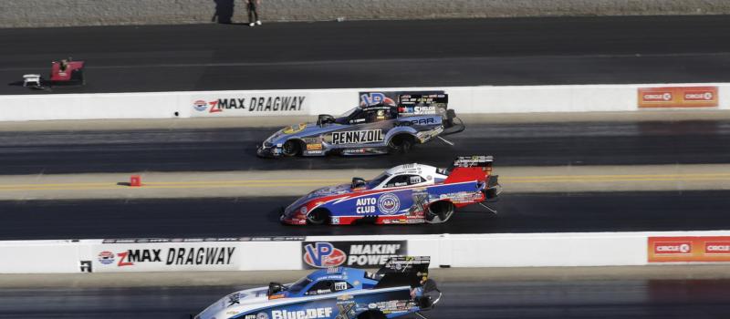 For the first time in nearly 18 months, the NHRA's best will fire up their 11,000-horsepower, nitro-burning machines when the NGK NTK NHRA 4-Wide Nationals return to zMAX Dragway May 14-16.