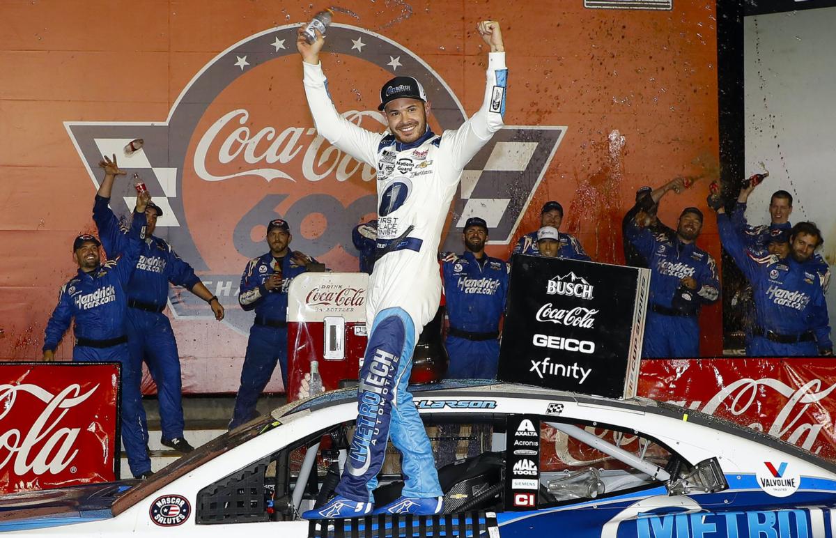 Larson Delivers A Coca-Cola 600 Masterclass News Media Charlotte Motor Speedway