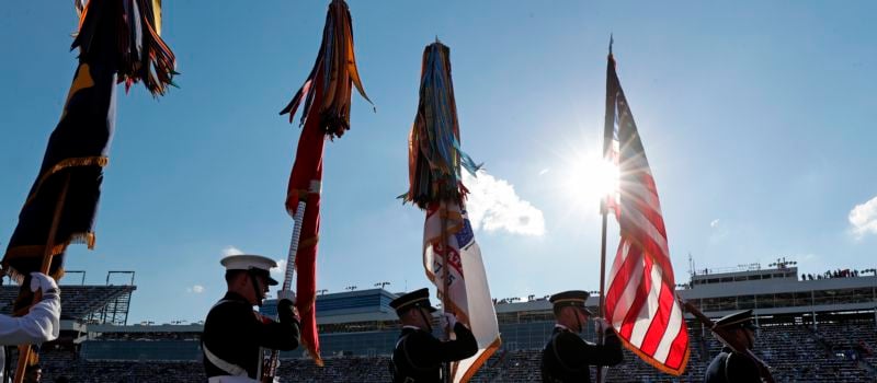 From awe-inspiring military demonstrations to a mid-race moment of silence, the Coca-Cola 600 is a chance for NASCAR and Charlotte Motor Speedway to honor and remember service members who have paid the ultimate sacrifice in support of freedom.
