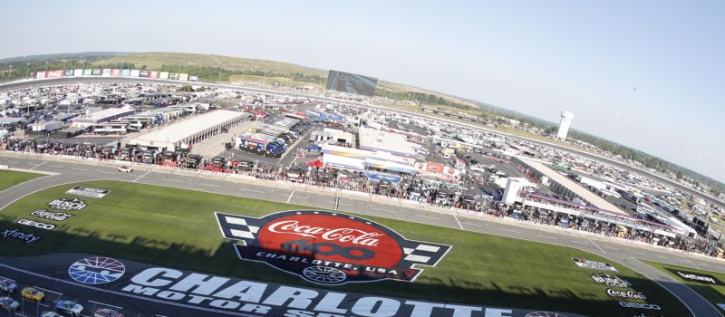 Drivers take the green flag on this year's Coca-Cola 600 at Charlotte Motor Speedway. The crown jewel event will once again be held on Memorial Day Weekend in 2023.