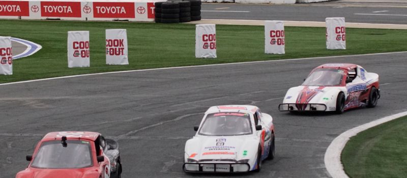 After a scoliosis diagnosis at age 13 and an ensuing spinal surgery, Aidan Zschiedrich (left) is chasing his racing dream at Cook Out Summer Shootout at Charlotte Motor Speedway.