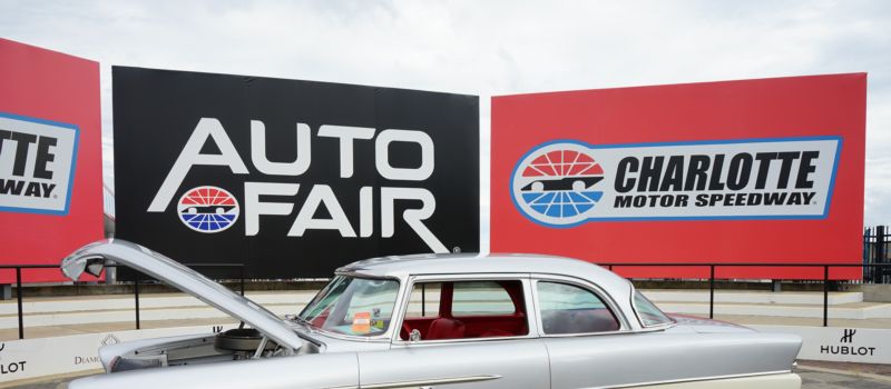 Gary Powers’ 1955 Plymouth Belvedere, complete with an R5P7 engine that previously raced in the NASCAR CRAFTSMAN Truck Series, won the coveted Walt Hollifield Best of Show Award Saturday at the Charlotte AutoFair.