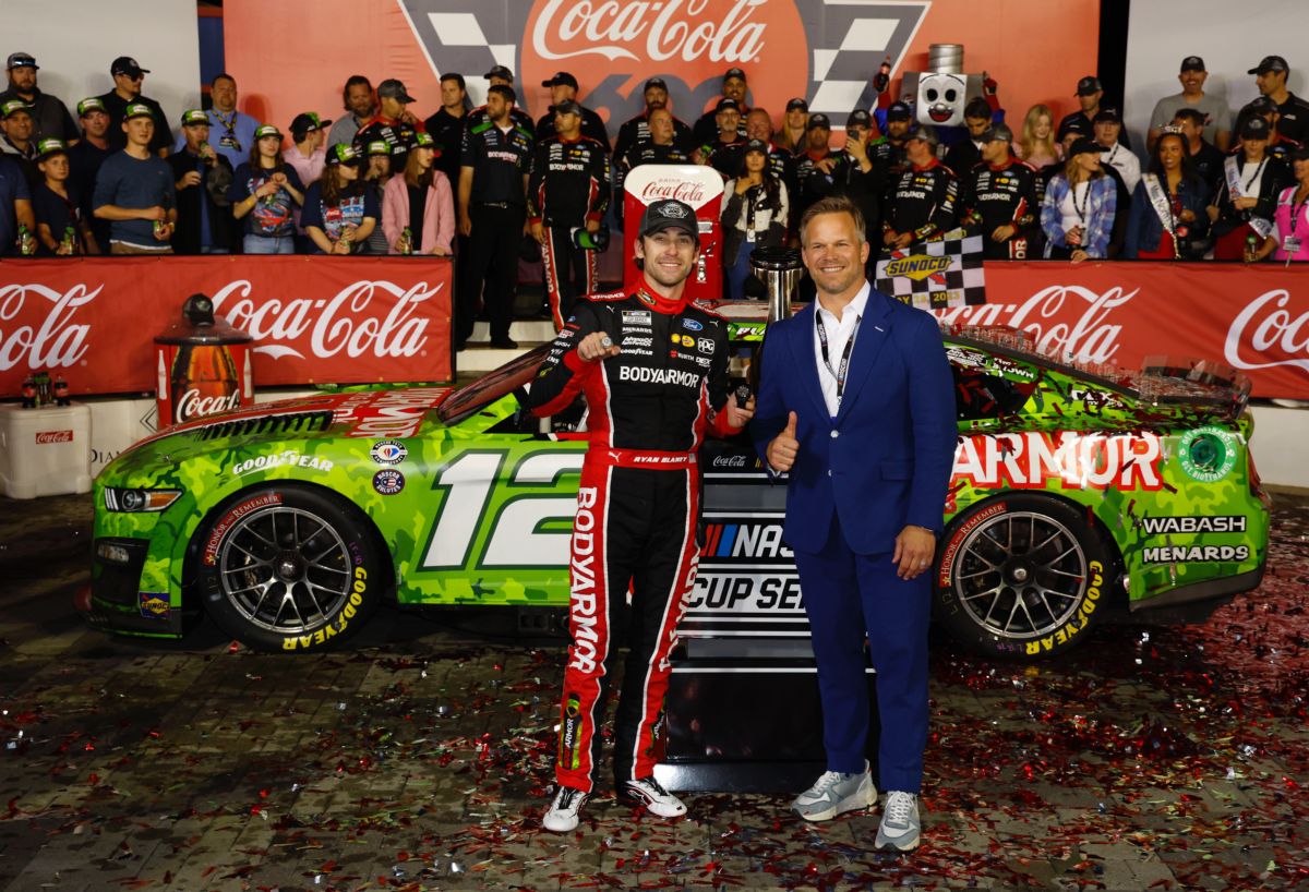 Worth The Wait Blaney Claims An Emotional Coca-Cola 600 Victory News Media Charlotte Motor Speedway