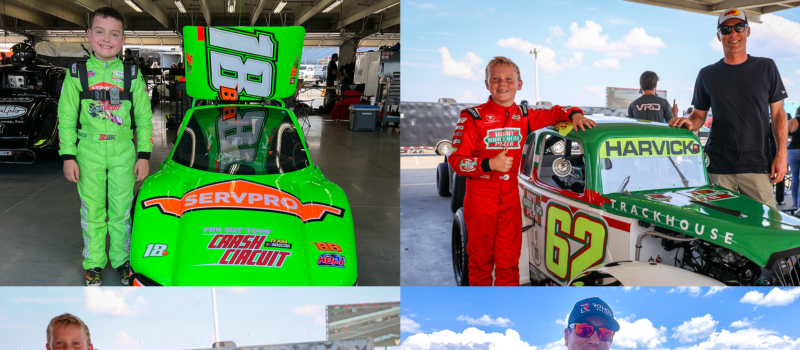 Brexton Busch and Keelan Harvick are following in their fathers’ footsteps as they take on the quarter-mile at America's Home for Racing.