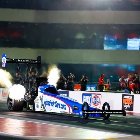 Brittany Force powered to a 3.698 at 338.85 mph Friday, the only run in the 3.60s as she chases her fifth No. 1 of 2025.