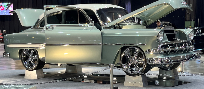 This 1954 Chevrolet Bel Air is one of 16 automobiles assembled in AutoFair’s Best of the Best collection.