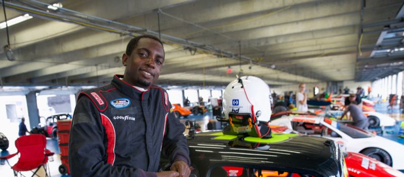 Byron Daley,  VP Racing Fuel Semi-Pro Legend Car driver 