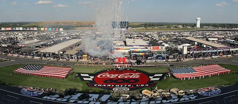 Coke 600 flyover