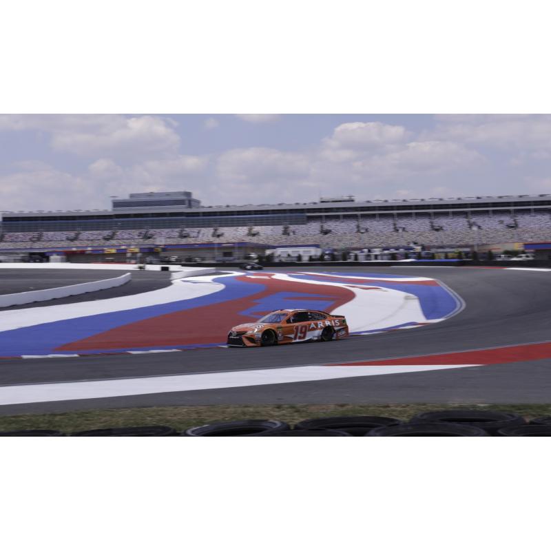 Daniel Suarez made his first laps on the Charlotte Motor Speedway ROVAL™ during Test Fest on Tuesday.