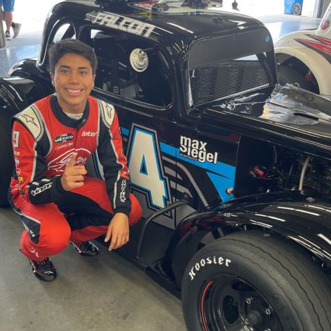 Cook Out Summer Shootout driver, Eloy Sebatián López Falcón, brings an international flare to the quarter-mile as he begins his Legends car career at Charlotte Motor Speedway.