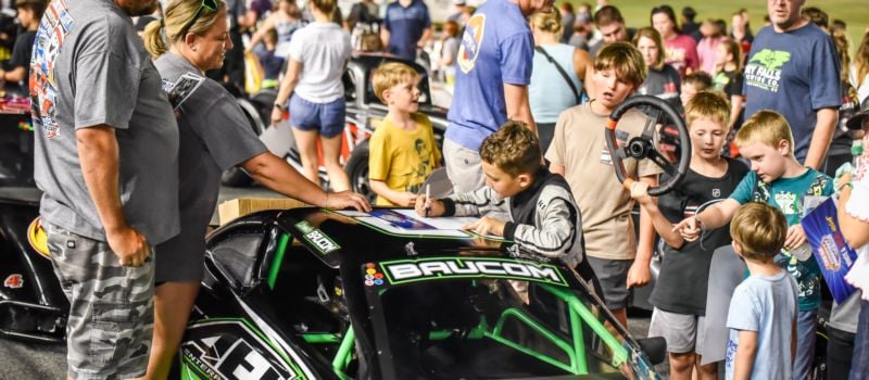 In a jam-packed Champions Night, fans can take in eight thrilling rounds of racing—plus off-track excitement, from NASCAR autograph sessions to a post-race fireworks spectacular. 